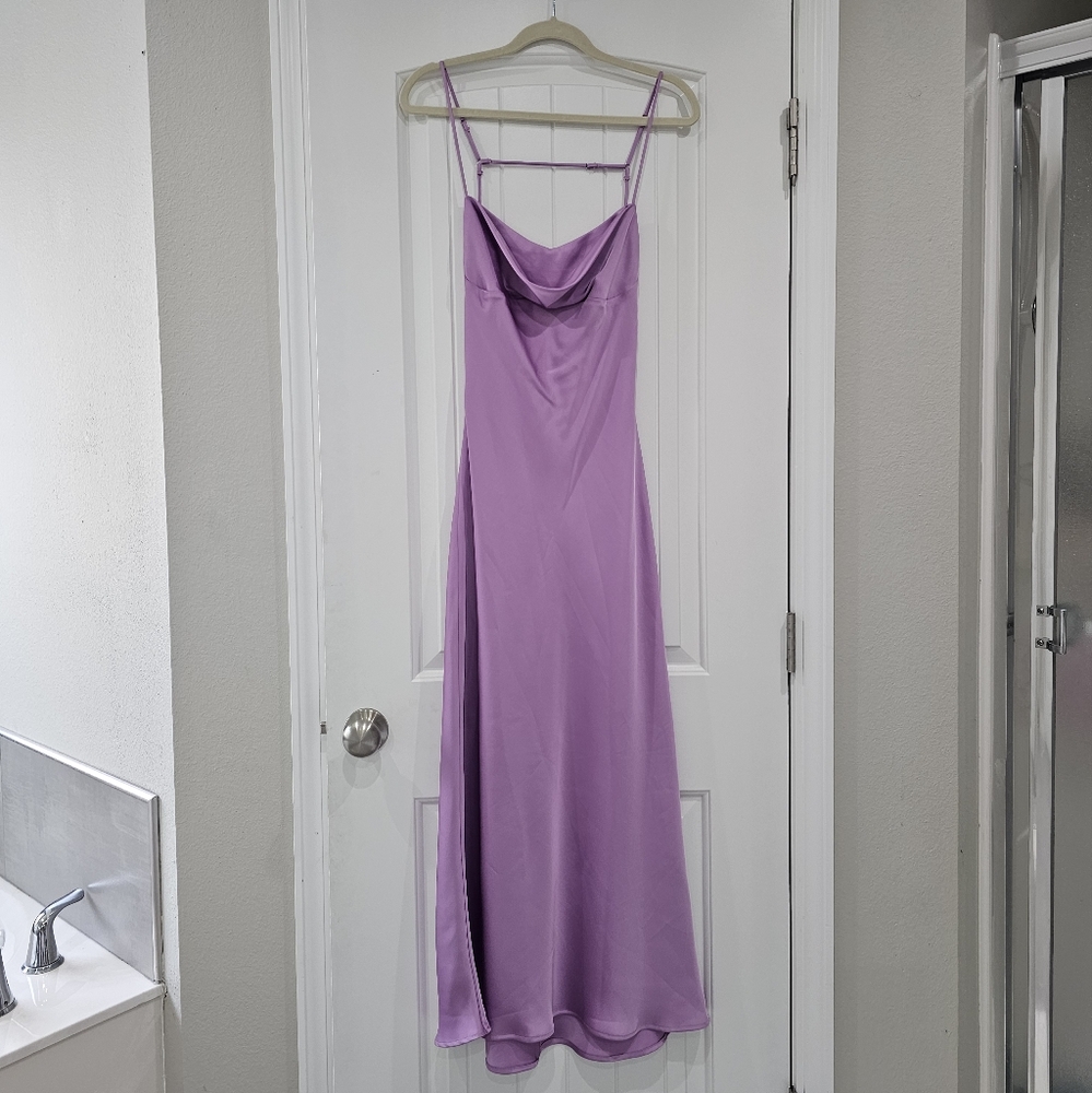 ASTR lilac Midi Dress Size S